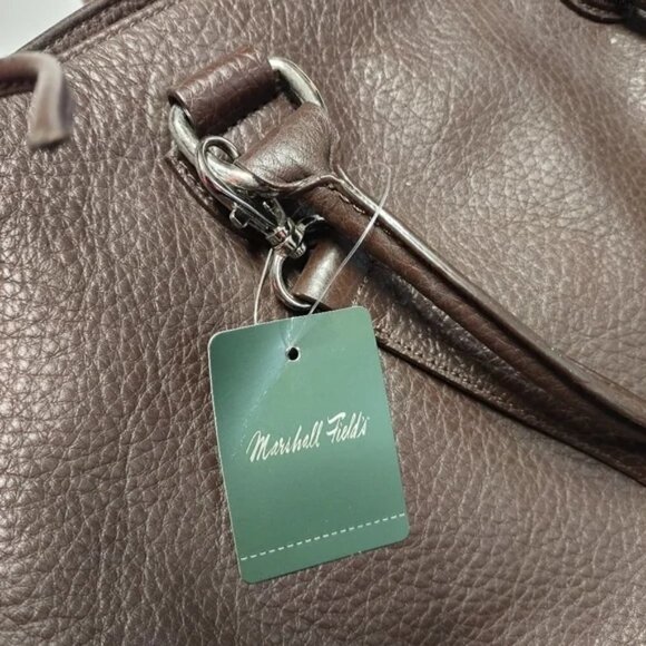 Marshall Field Brown Leather  Handbag NWT - Picture 7 of 11
